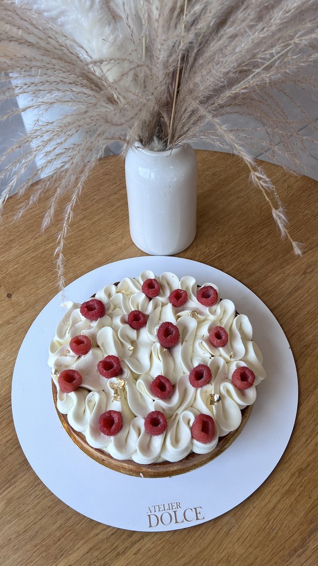 Tarte vanille fruits rouges